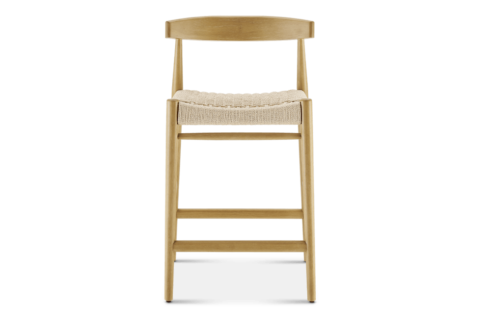 Castlery - Austen Counter Stool, White Wash
